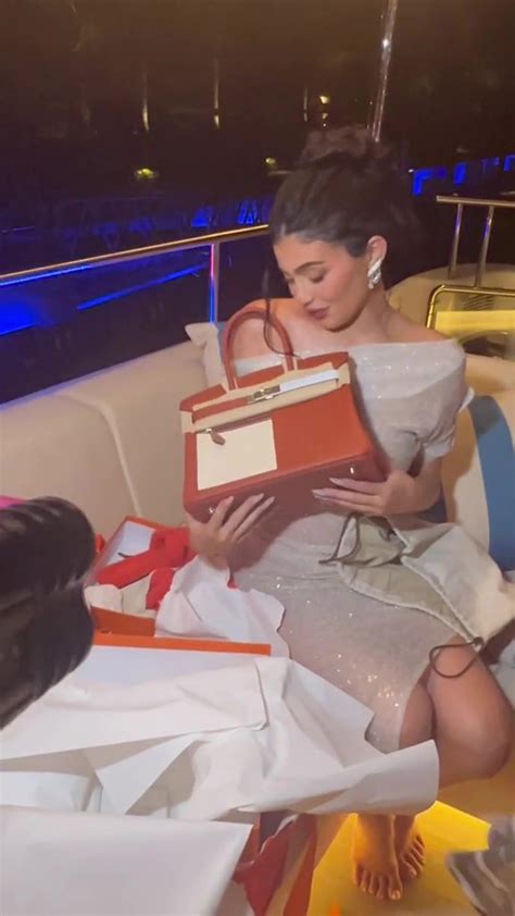 kylie jenner hermes birkin bag|kylie jenner's birthday bag.